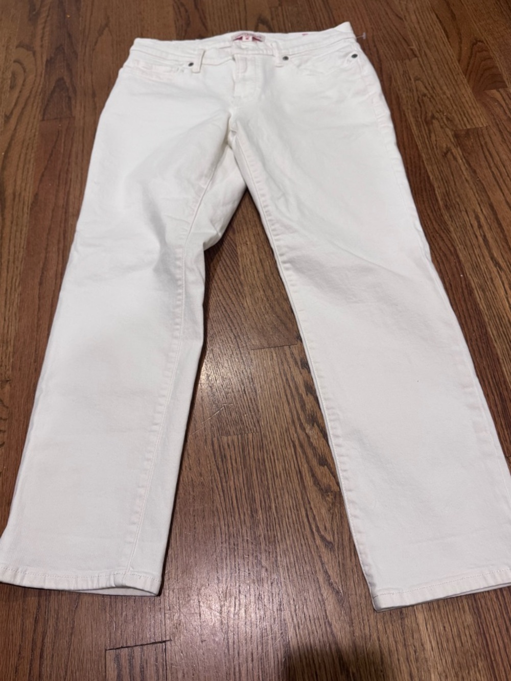 NWT Lucky Brand sweet crop white jeans - Picture 2 of 6